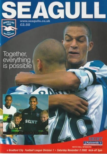 Brighton & Hove Albion v Bradford City 02-Nov-2002