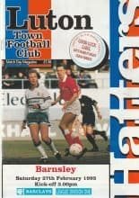 Luton Town v Barnsley 27-Feb-1993
