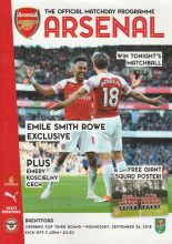 Arsenal v Brentford 26-Sep-2018
