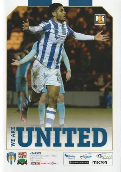 Colchester United v Barnet  24-Feb-2018