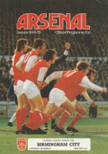 Arsenal v Birmingham City 15-Mar-1975