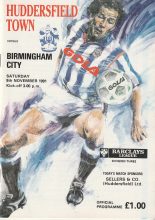 Huddersfield Town v Birmingham City 09-Nov-1991