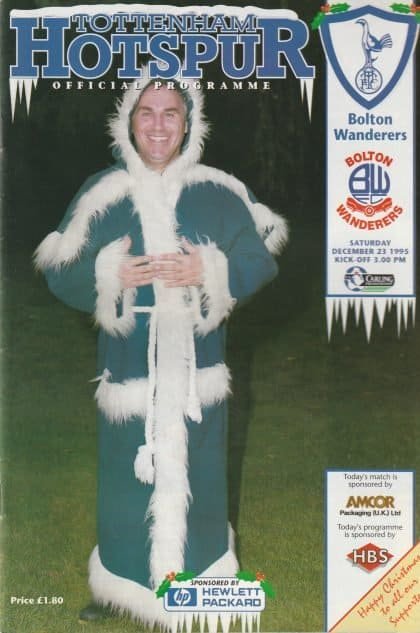 Tottenham Hotspur v Bolton Wanderers 23-Dec-1995