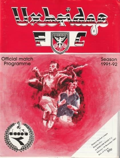 Uxbridge v Borehamwood 16-Nov-1991