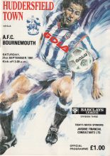 Huddersfield Town v AFC Bournemouth 21-Sep-1991