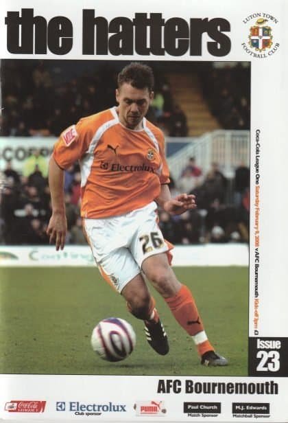 Luton Town v AFC Bournemouth 09-Feb-2008