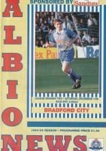 Brighton & Hove Albion v Bradford City 18-Dec-1993