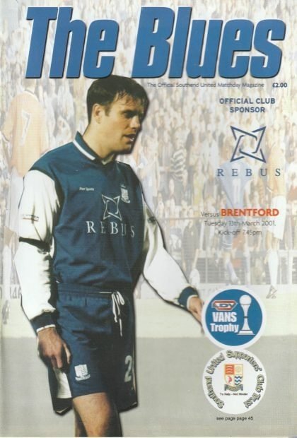Southend United v Brentford 13-Mar-2001