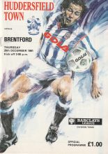 Huddersfield Town v Brentford 26-Dec-1991