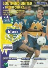 Southend United v Brentford 05-Sep-1997