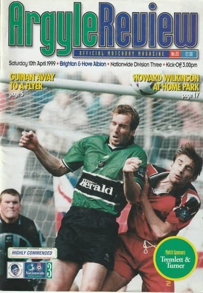 Plymouth Argyle v Brighton & Hove Albion 10-Apr-1999
