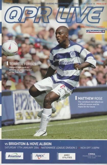 Queens Park Rangers v Brighton & Hove Albion 17-Jan-2004
