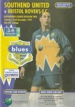 Southend United v Bristol Rovers 22-Nov-1997