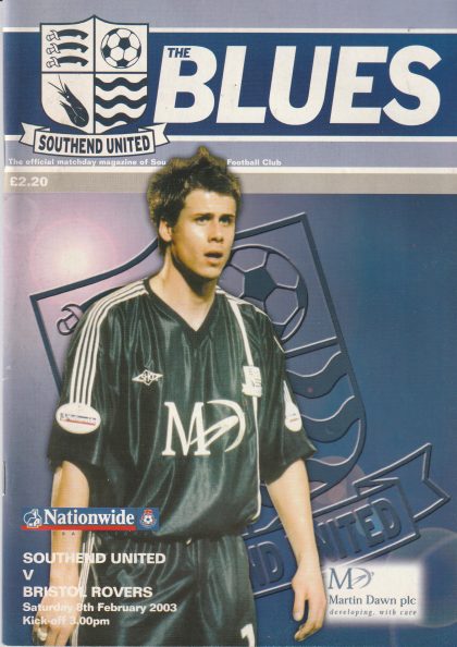 Southend United v Bristol Rovers 08-Feb-2003