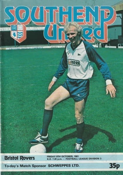 Southend United v Bristol Rovers 09-Oct-1981
