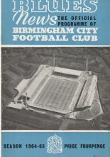 Birmingham City v Burnley  12-Sep-1964