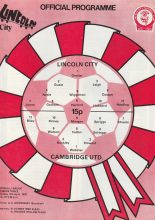 Lincoln City v Cambridge United 08-Apr-1978