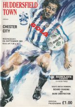 Huddersfield Town v Chester City 04-Sep-1991