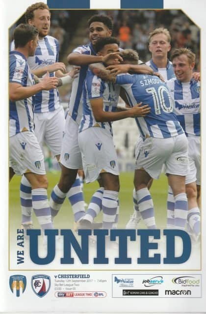 Colchester United v Chesterfield 12-Sep-2017