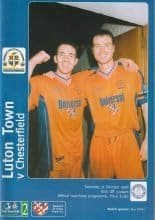 Luton Town v Chesterfield 31-Oct-1998