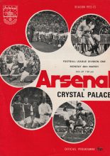 Arsenal v Crystal Palace 26-Mar-1973
