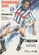 Huddersfield Town v Darlington 14-Dec-1991