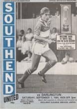 Southend United v Darlington 01-Sep-1984