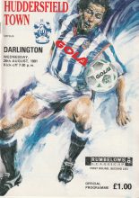 Huddersfield Town v Darlington 28-Aug-1991