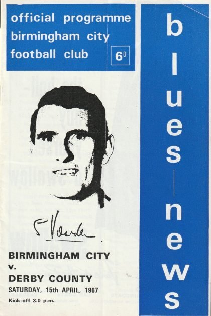 Birmingham City v Derby County 15-Apr-1967