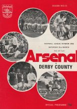 Arsenal v Derby County 31-Mar-1973