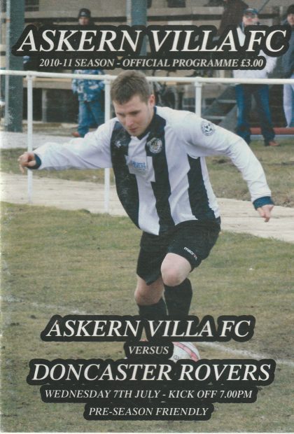 Askern Villa v Doncaster Rovers 07-Jul-2010