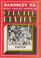 Barnsley v Exeter City 10-Nov-1979