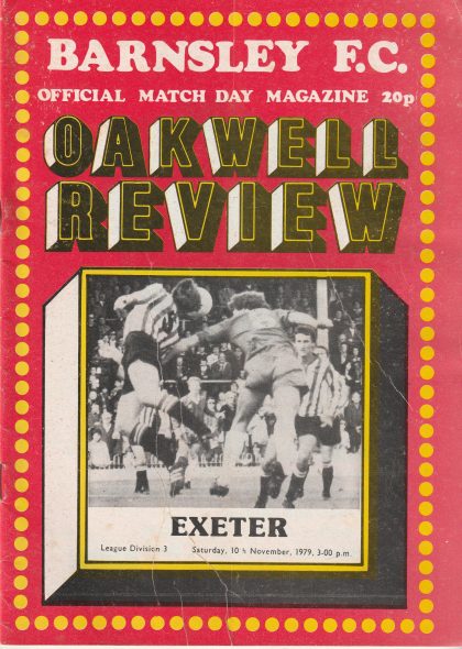Barnsley v Exeter City 10-Nov-1979