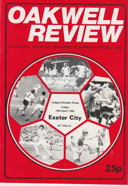 Barnsley v Exeter City 10-Apr-1981
