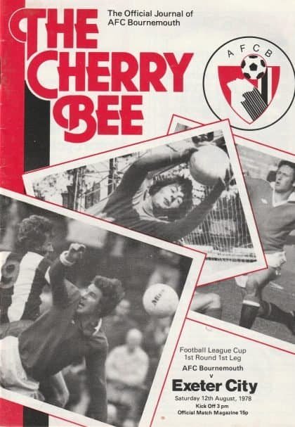 AFC Bournemouth v Exeter City 12-Aug-1978