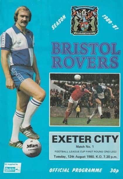Bristol Rovers v Exeter City 12-Aug-1980