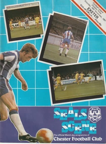 Chester City v Exeter City 14-Nov-1981