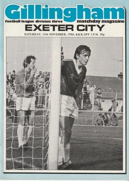 Gillingham v Exeter City 15-Nov-1980