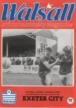 Walsall v Exeter City 19-Mar-1983