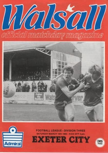 Walsall v Exeter City 19-Mar-1983