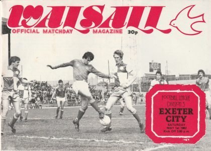 Walsall v Exeter City 01-May-1982