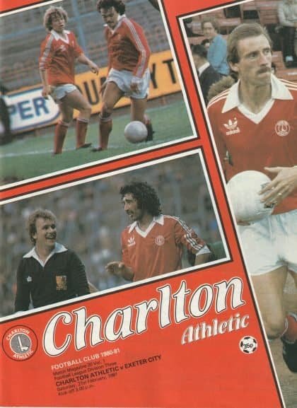 Charlton Athletic v Exeter City 21-Feb-1981
