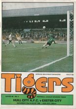 Hull City v Exeter City 23-Aug-1980