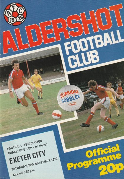 Aldershot v Exeter City  24-Nov-1979