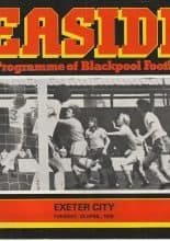 Blackpool v Exeter City 24-Apr-1979