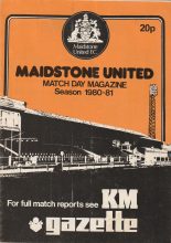 Maidstone United v Exeter City  03-Jan-1981