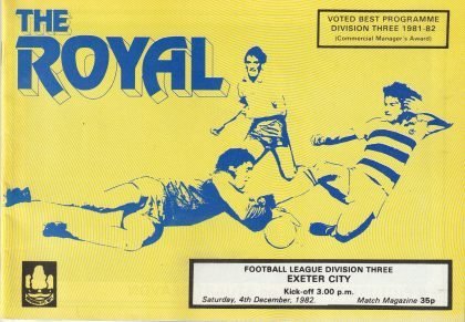 Reading v Exeter City 04-Dec-1982