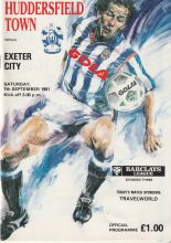 Huddersfield Town v Exeter City 07-Sep-1991