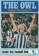 Sheffield Wednesday v Exeter City  08-Dec-1979