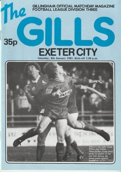 Gillingham v Exeter City 08-Jan-1983
